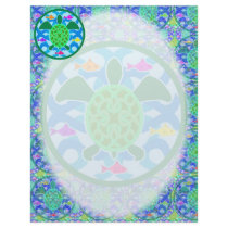 Green Sea Turtle Letterhead