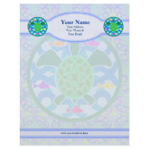 Green Sea Turtle Letterhead