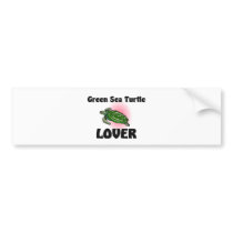 Green Sea Turtle Lover bumper stickers