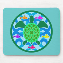 Green Sea Turtle Mousepad