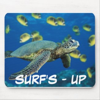 Green Sea Turtle Mousepad mousepad