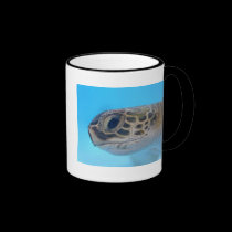 Green Sea Turtle mug mugs