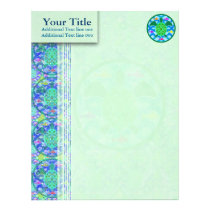 Green Sea Turtle Personalized Letterhead