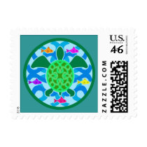 Green Sea Turtle Stamps