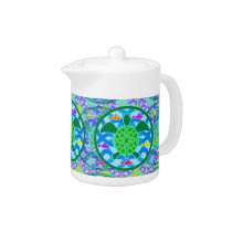 Green Sea Turtle Teapot