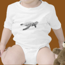 Green Sea Turtle t-shirts