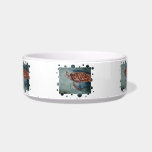 Green Sea Turtle With Bubbles pet bowls