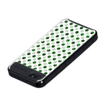 Green Sequin Dots Effect Light Phone Cases Case For iPhone 5