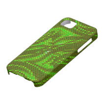 Green Sequin Effect Phone Cases iPhone 5 Case