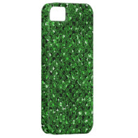 Green Sequin Effect Phone Cases iPhone 5 Cover