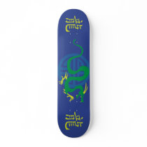 Green Serpent Dragon Skateboard