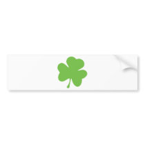 green shamrock bumper stickers