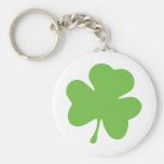 green shamrock key chain