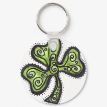 Green Shamrock keychains