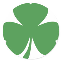 green shamrock st. patrick´s day sticker