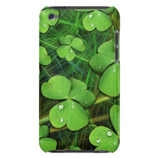 Green Shamrock St Patrick's Day iPod Touch Case