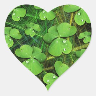 Green Shamrock St Patrick's Day Sticker