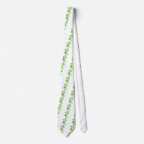 green shamrocks rain ties