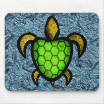 Green Shell Turtle Mousepad