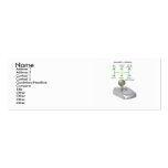 Green Shift - Directions - Profile Card Business Card Templates