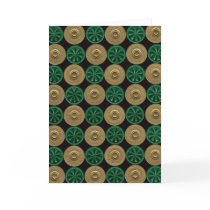 green shotgun shells card