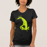 Green Silly Cartoon Dog T Shirts