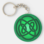 Green Single Loop Knot Keychain
