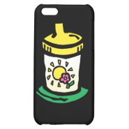 green sippy cup iPhone 5C cover