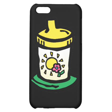 green sippy cup iPhone 5C cover