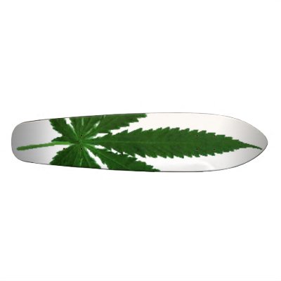 green custom skateboard by growinpeace