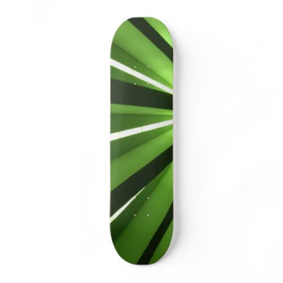 green custom skateboard by skaterchick08