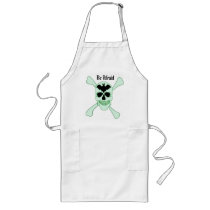 Green Skull And Crossbones Apron