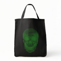 Green Skull Code Bag