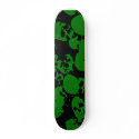 Green Skull Skateboard by calroofer Green Skull Skateboard