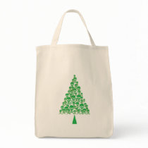 Green Skull Xmas Tree bags by JuJuGarden Green Skull Xmas Tree bags