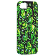 Green Skulls iPhone 5 Case