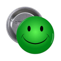 Green Smiley Button