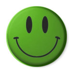 Green Smiley magnets