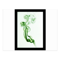 Green smoke postcard
