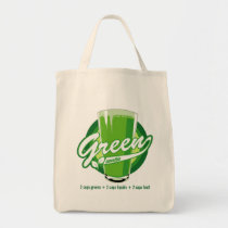 artsprojekt, green smoothie, healthy lifestyle, detox, juice cleanse, Bag with custom graphic design