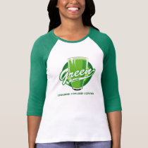 artsprojekt, green smoothie tee, green smoothie tshirt, healthy living, green smoothie, detox, cleanse, Shirt with custom graphic design