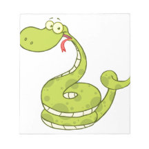 Green Snake Note Pad