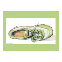 Green Sneakers posters by floatinglemons Green Sneakers posters