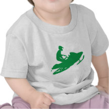 Green-Snowmobiler T Shirts