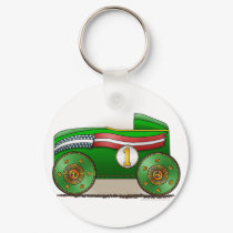 Green Soap Box Car Key Chains keychains