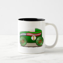 Green Soap Box Car Mugs