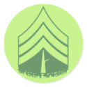 Green Soldier Sticker by evilcloneempire Green Soldier Sticker