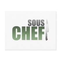 Green Sous Chef Postcards