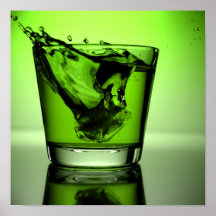 Green spalsh posters