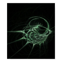 Green Spikes Poster posters